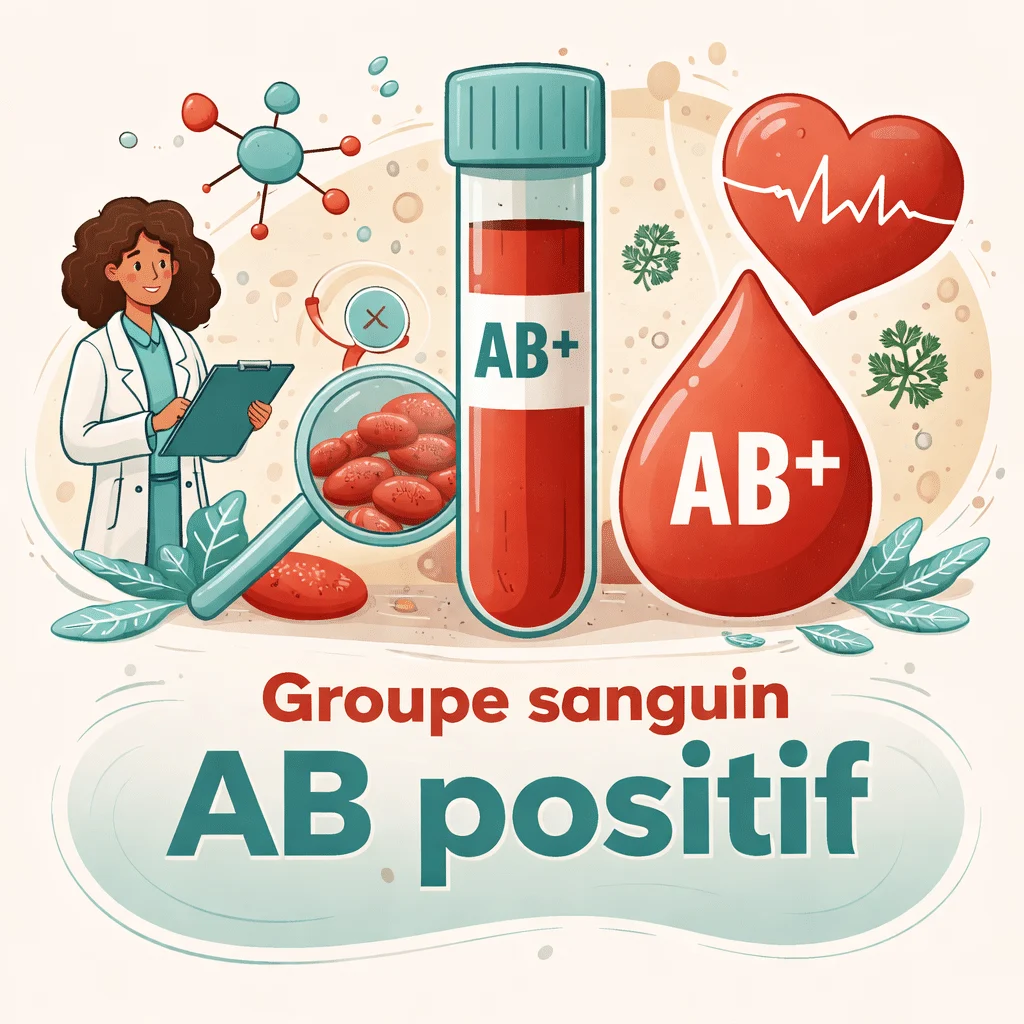 Groupe sanguin AB positif (AB+), avec sa signification, sa compatibilité et ses risques