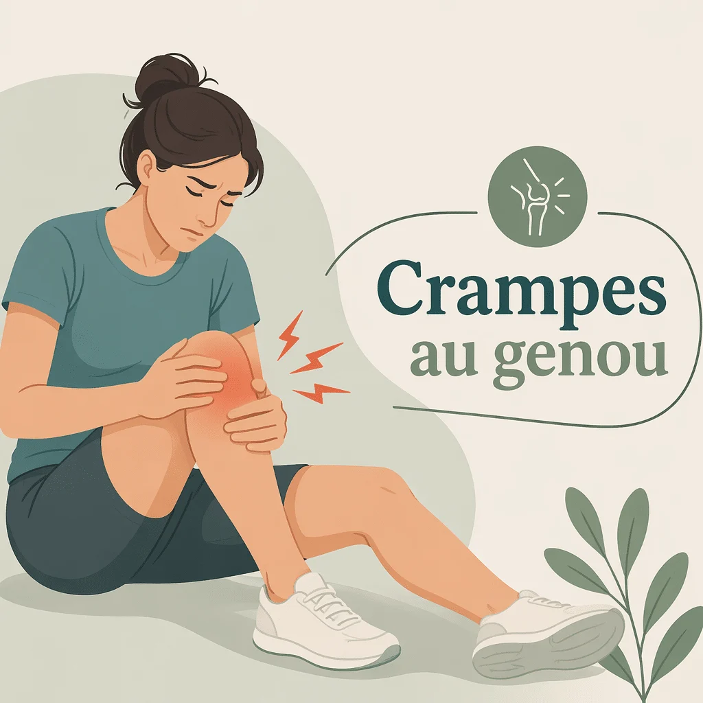 Crampes au genou avec leurs causes et leurs traitements pour les soulager