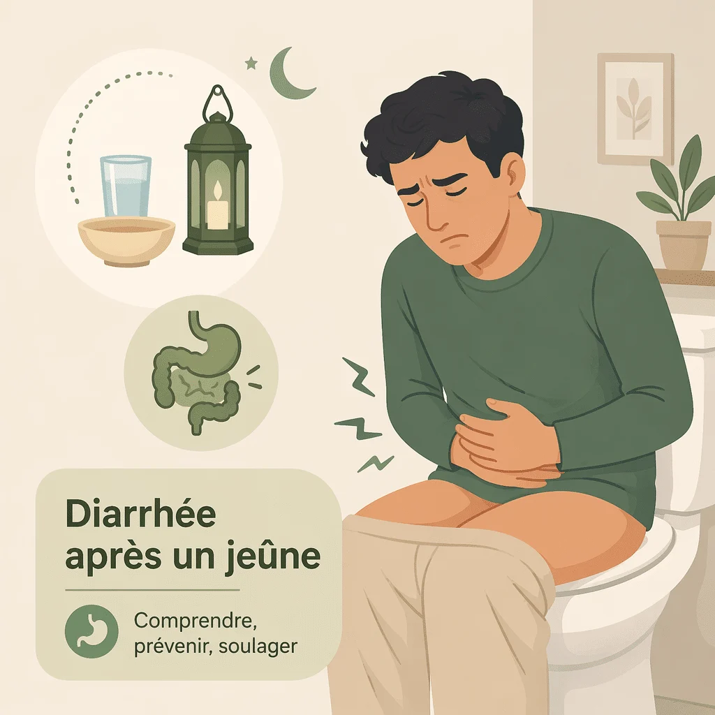 Diarrhée après un jeûne avec ses causes et sa gestion