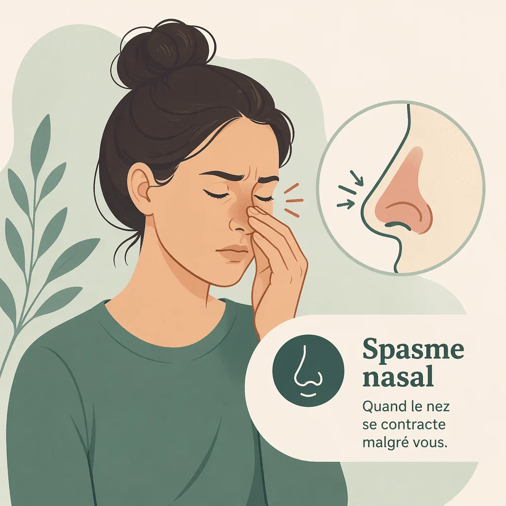 Spasme nasal : causes possibles, symptômes et conseils pour savoir quand consulter un médecin