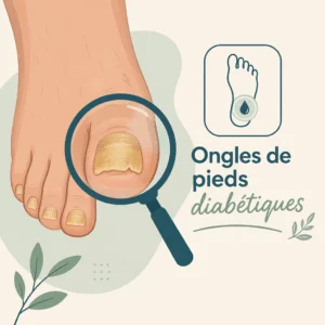 Ongles des pieds chez le diabétique avec leurs symptômes et les soins du pied diabétique