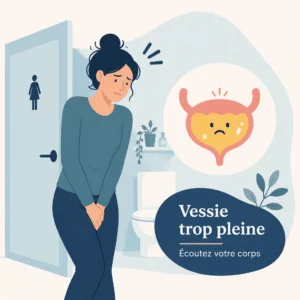 Vessie trop pleine et rétention urinaire avec leurs causes et leurs symptômes