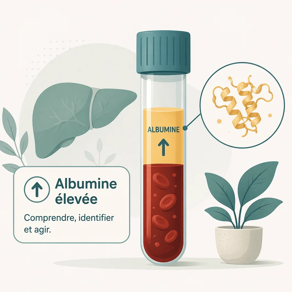 Albumine élevée dans le sang avec ses causes, ses symptômes et la conduite à tenir