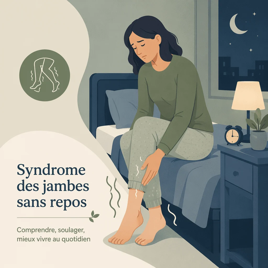 Syndrome des jambes sans repos avec ses causes, ses symptômes et ses traitements