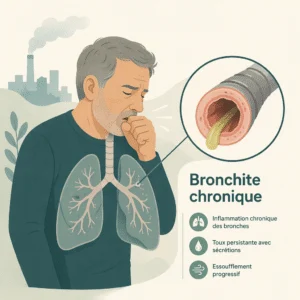 Bronchite chronique avec ses causes, ses symptômes et ses traitements