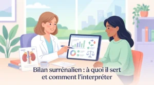 Bilan surrénalien explorant le cortisol et les hormones des glandes surrénales par une prise de sang