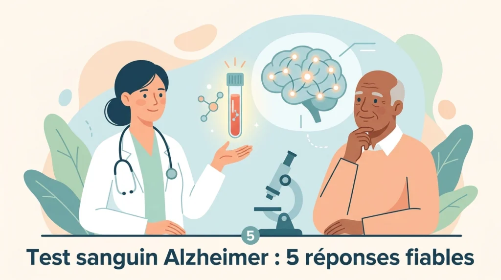 Test sanguin de dépistage de la maladie d'Alzheimer mesurant des biomarqueurs dans une prise de sang