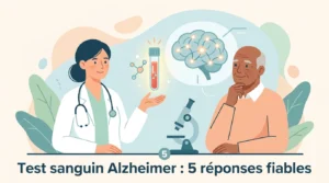 Test sanguin de dépistage de la maladie d'Alzheimer mesurant des biomarqueurs dans une prise de sang