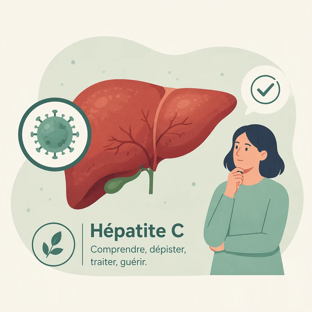 Hépatite C virale du foie avec ses causes, ses symptômes, ses traitements et sa prévention