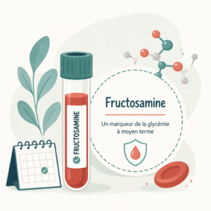 Fructosamine dosée dans le sang pour suivre la glycémie sur deux à trois semaines