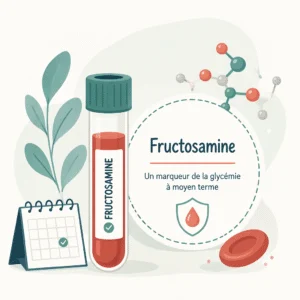 Fructosamine dosée dans le sang pour suivre la glycémie sur deux à trois semaines