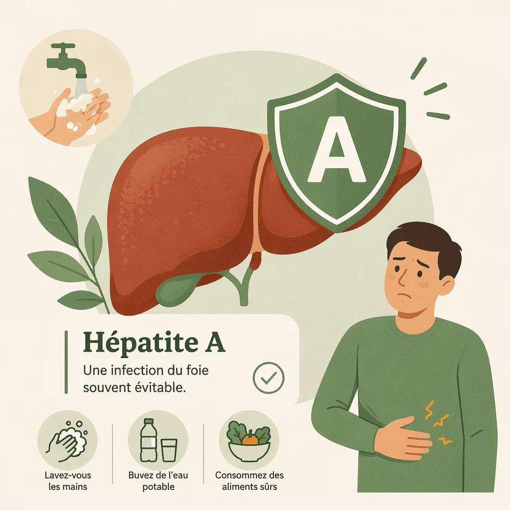 Hépatite A virale du foie avec sa compréhension, sa prévention et son traitement