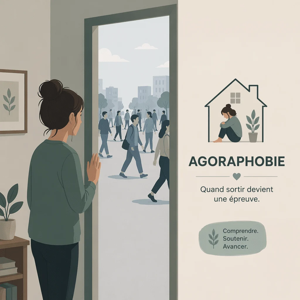 Agoraphobie, trouble anxieux, avec ses causes, ses symptômes, ses traitements et sa prévention
