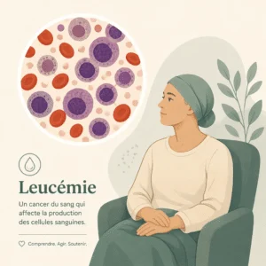 Leucémie, cancer du sang, avec sa compréhension, son diagnostic et ses traitements
