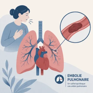 Embolie pulmonaire avec sa compréhension, son diagnostic et son traitement