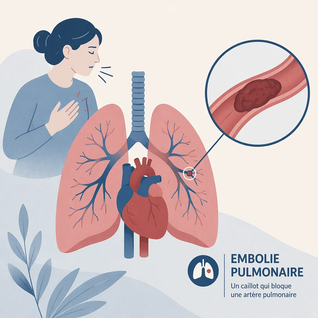 Embolie pulmonaire avec sa compréhension, son diagnostic et son traitement