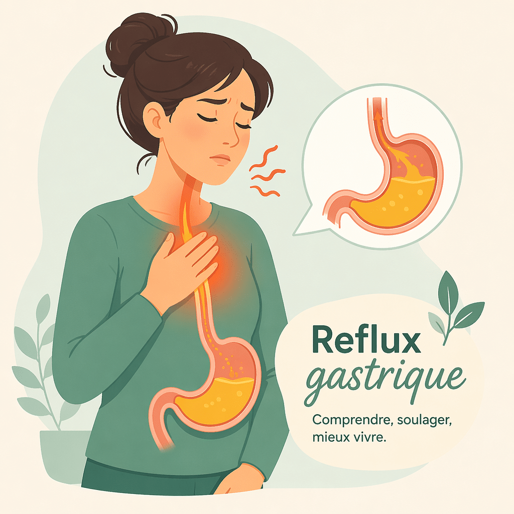 Reflux gastrique : Causes, symptômes, diagnostic et traitements