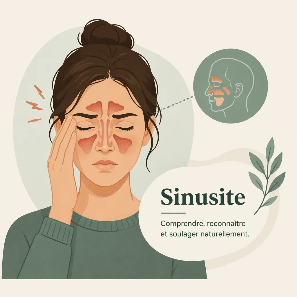 Sinusite des sinus avec ses symptômes, ses traitements et ses signes d'alerte selon le type