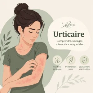 Urticaire, plaques cutanées qui démangent, avec sa compréhension, son traitement et sa prévention