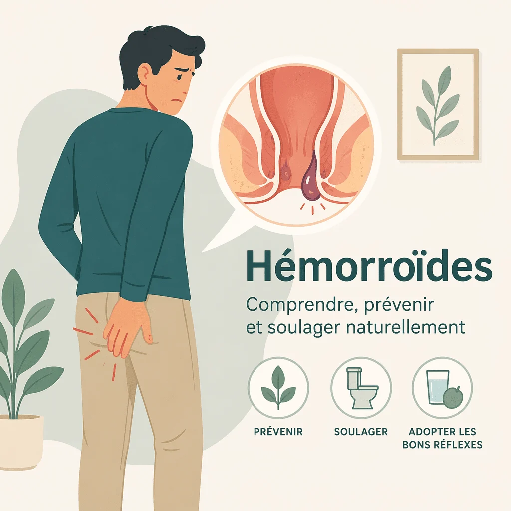 Hémorroïdes avec leurs causes, leurs symptômes, leurs traitements et leur prévention