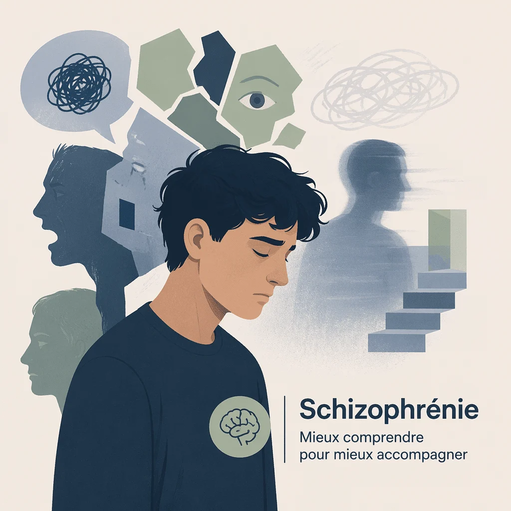 Schizophrénie avec sa compréhension, son traitement et la vie avec la maladie
