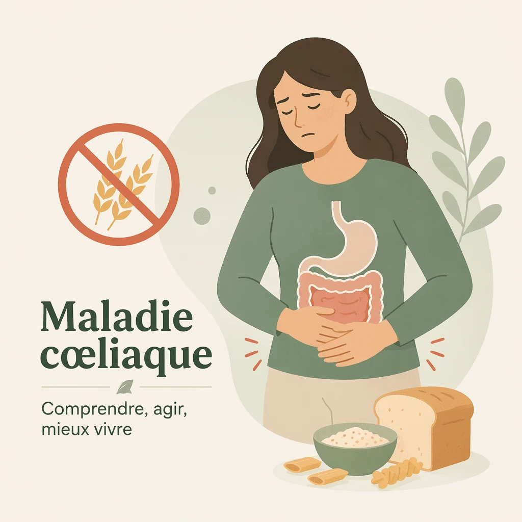 Maladie cœliaque, intolérance au gluten, avec sa compréhension et sa prise en charge