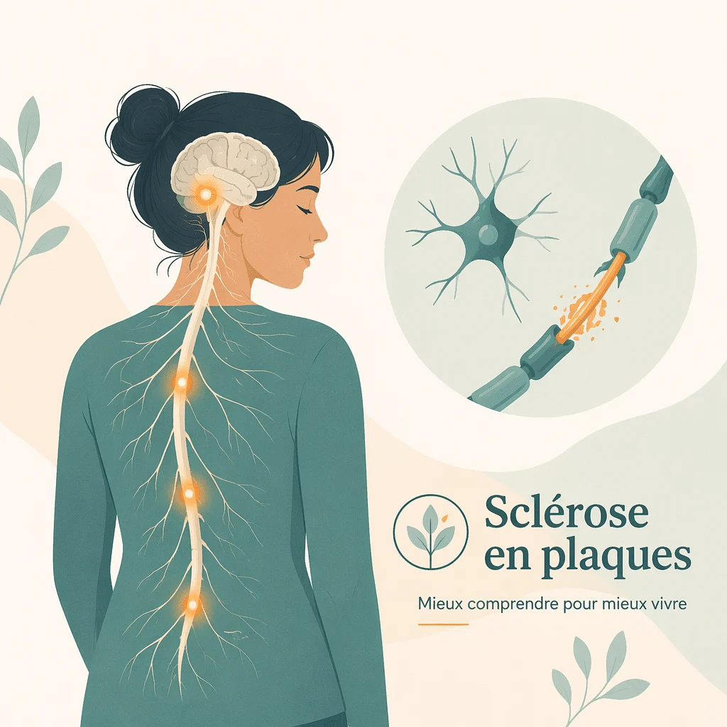 Sclérose en plaques avec ses symptômes, ses causes et ses traitements