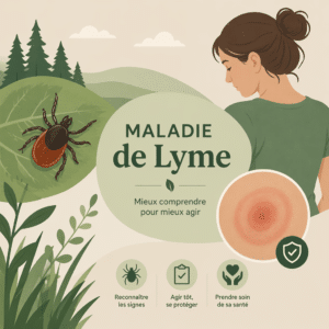 Maladie de Lyme transmise par les tiques, avec ses causes, ses symptômes et ses traitements