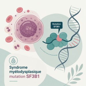 Étude sur le syndrome myélodysplasique avec mutation SF3B1 et ses traitements de précision