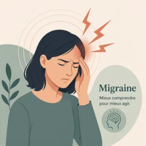 Migraine avec ses causes, ses symptômes et ses traitements