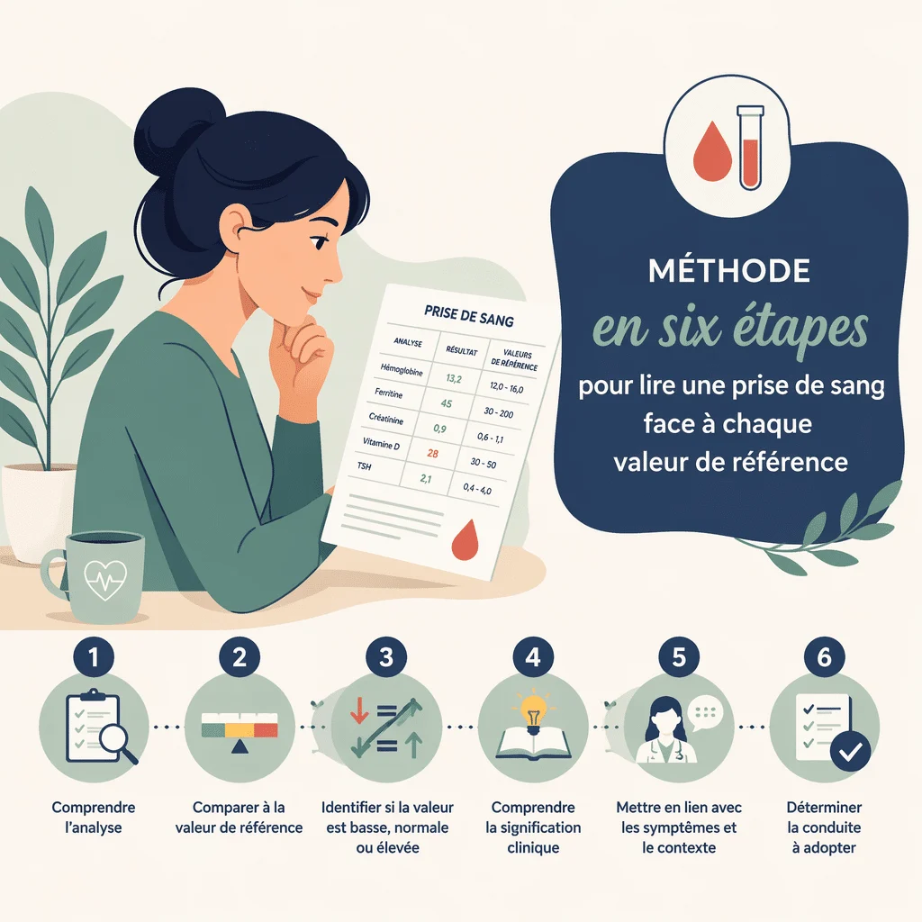 Méthode pour lire une prise de sang sans se focaliser sur un chiffre