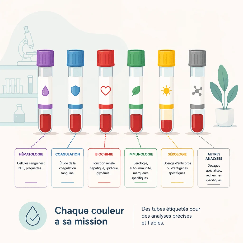 Bilan sanguin complet : fer, vitamines et marqueurs d'inflammation