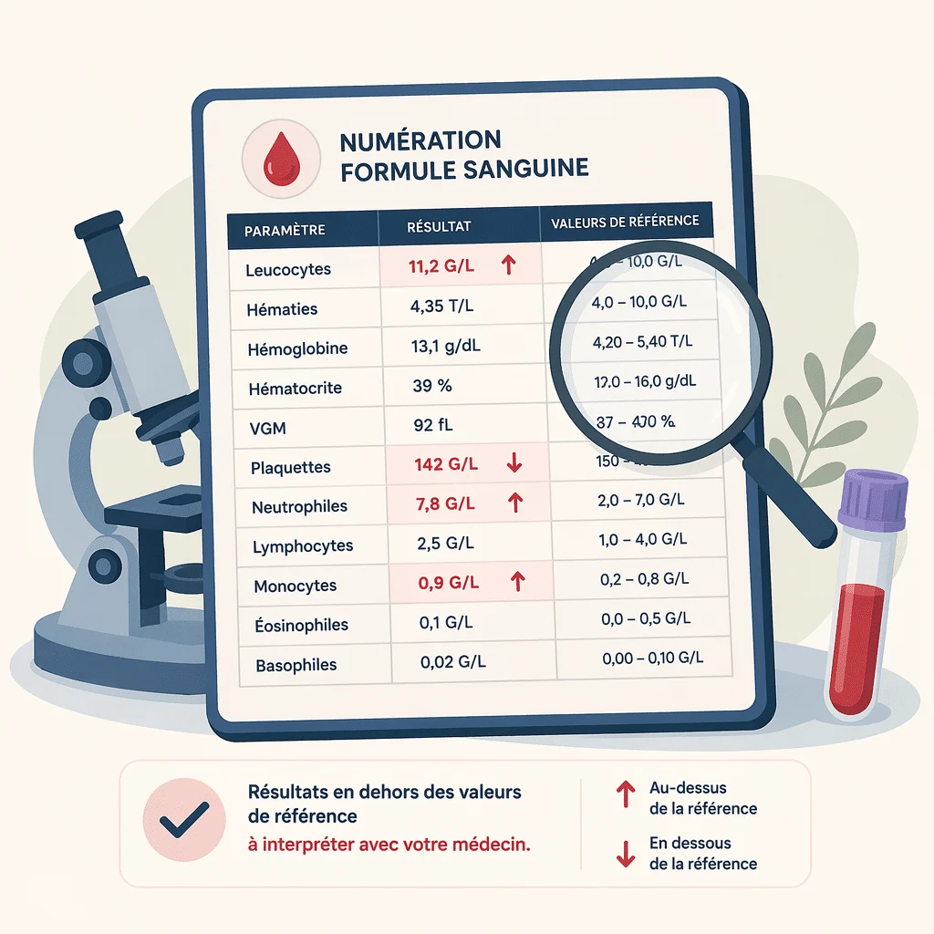 Lire un résultat de prise de sang dans son contexte, pas ligne par ligne