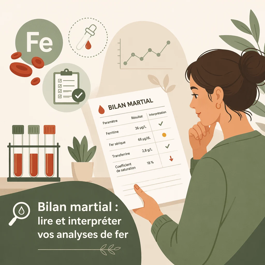 Bilan martial : lire et interpréter vos analyses de fer