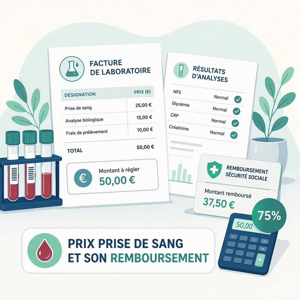 Prix d'une prise de sang : ce qui détermine le coût en 2026