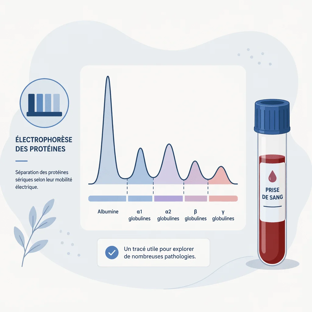 Électrophorèse des protéines : analyse au cœur du bilan immunitaire