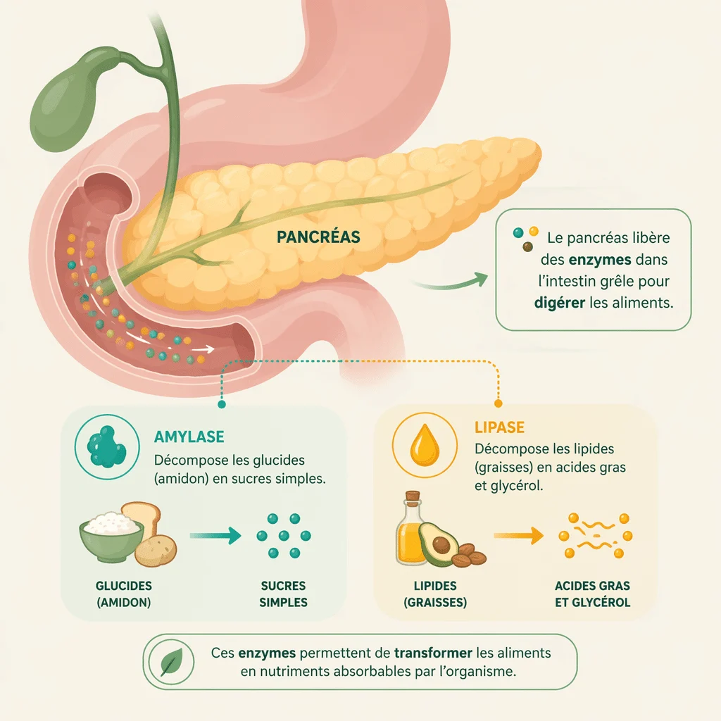 Bilan pancréatique : enzymes et glycémie pour explorer le pancréas