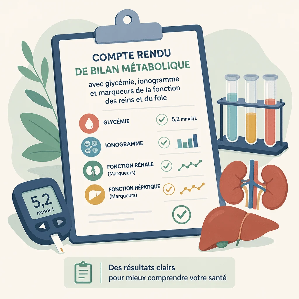 Bilan métabolique : ce que mesurent la glycémie et l'ionogramme sanguin