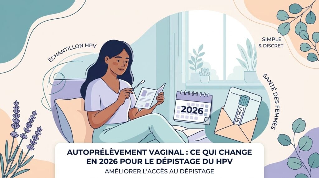 Autoprélèvement vaginal : ce qui change en 2026 pour le dépistage du HPV