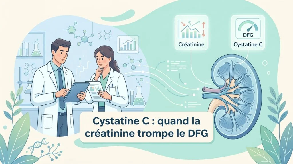 Cystatine C : quand la créatinine trompe le DFG