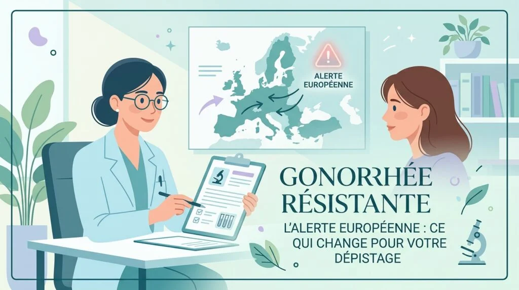 Gonorrhée résistante : ce que change l&rsquo;alerte européenne pour votre dépistage