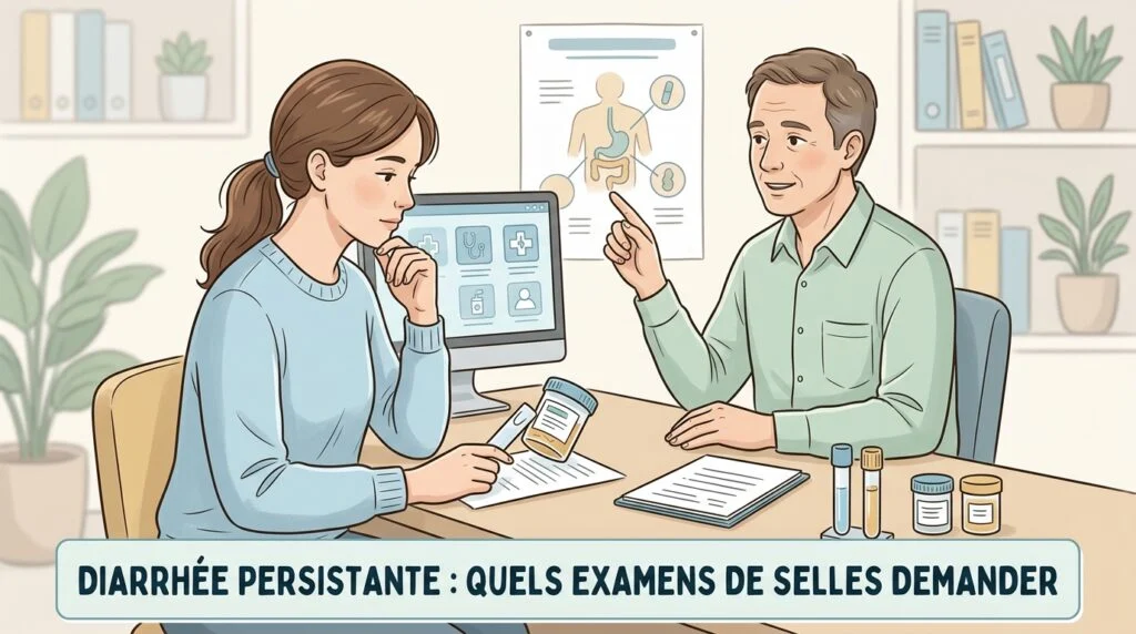 Diarrhée persistante : quels examens de selles demander