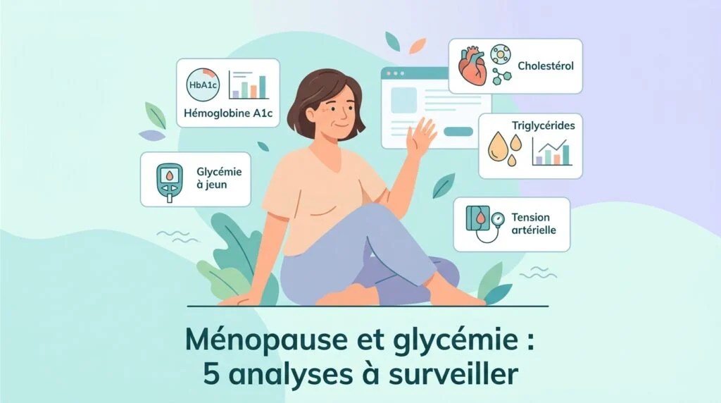 Ménopause et glycémie : 5 analyses à surveiller