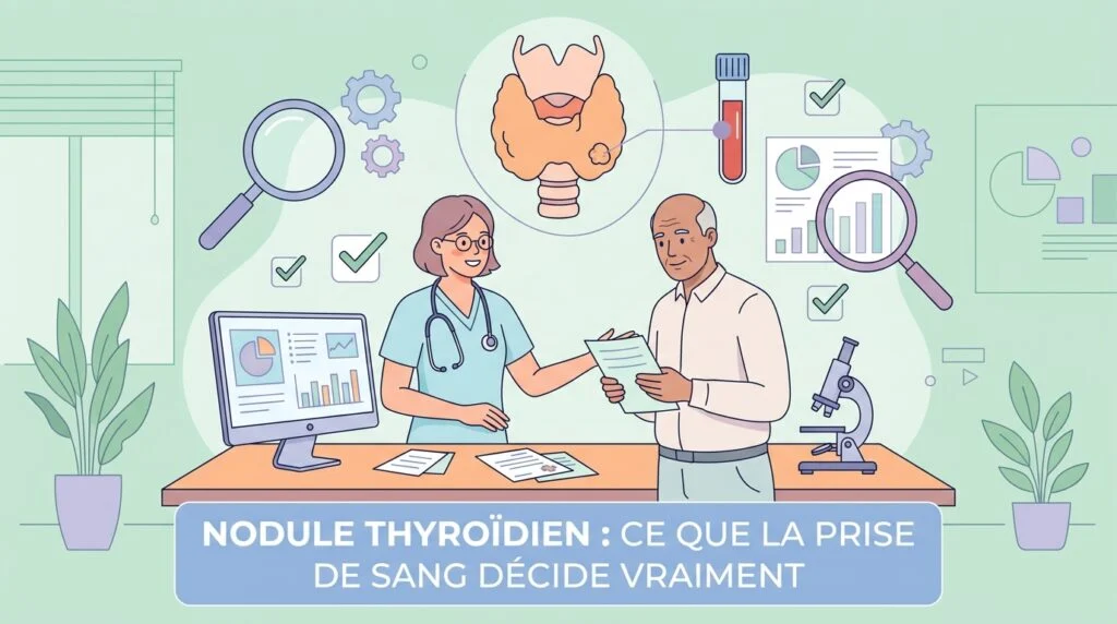 Nodule thyroïdien : ce que la prise de sang décide vraiment