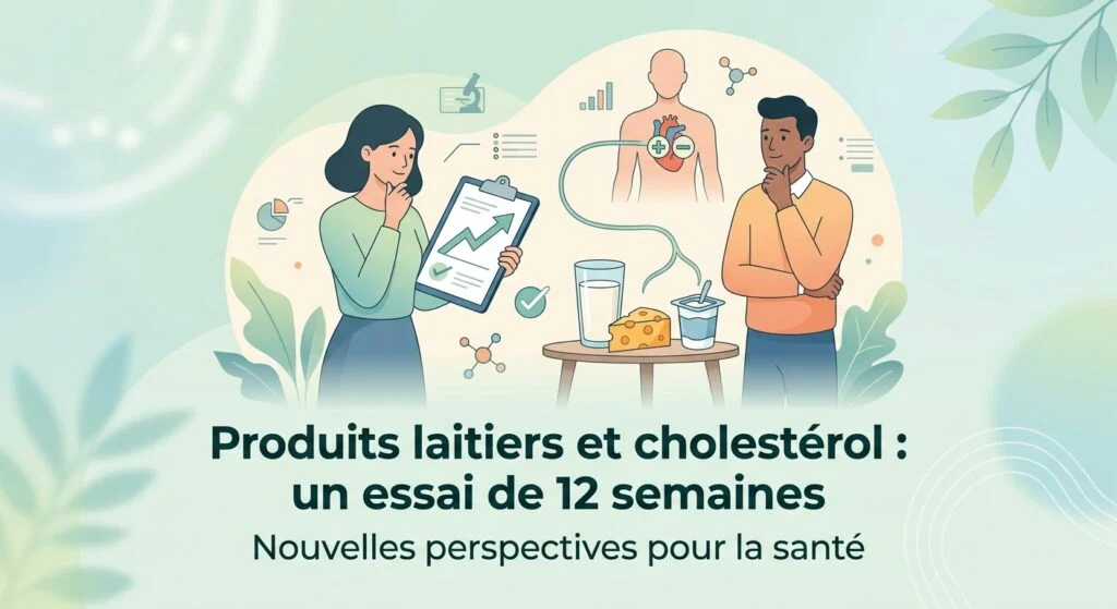 Produits laitiers entiers et cholestérol : ce que montre un essai de 12 semaines