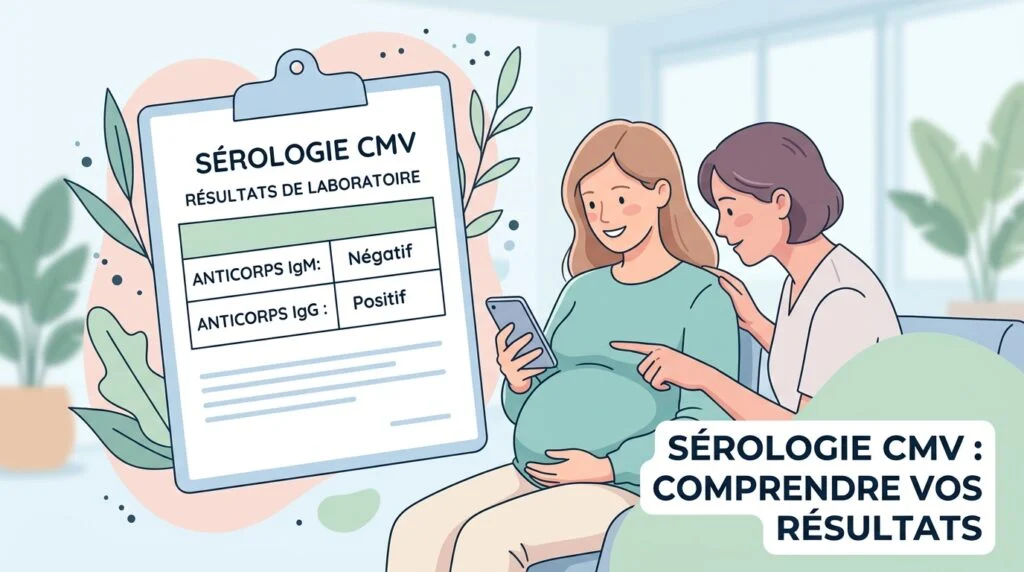 Sérologie CMV pendant la grossesse : comment lire vos résultats