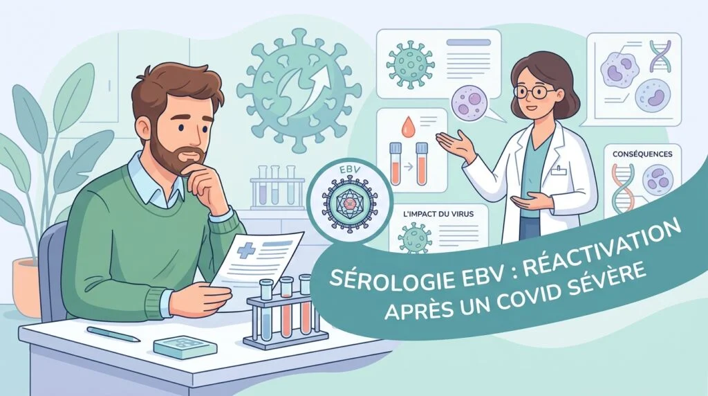 Sérologie EBV : ce que révèle une réactivation virale après un Covid sévère