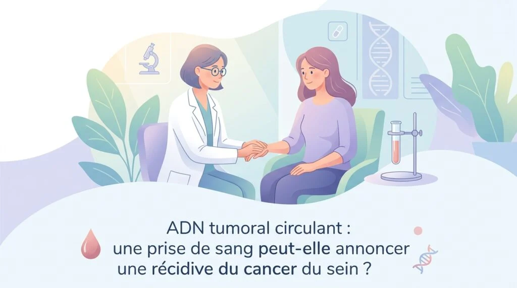 Tube de prélèvement sanguin pour la recherche d'ADN tumoral circulant après un cancer du sein