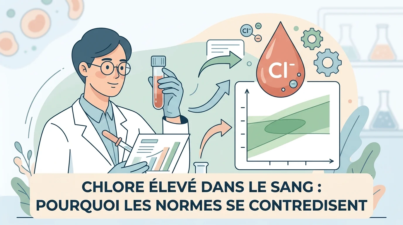 Chlore élevé dans le sang : pourquoi les normes se contredisent