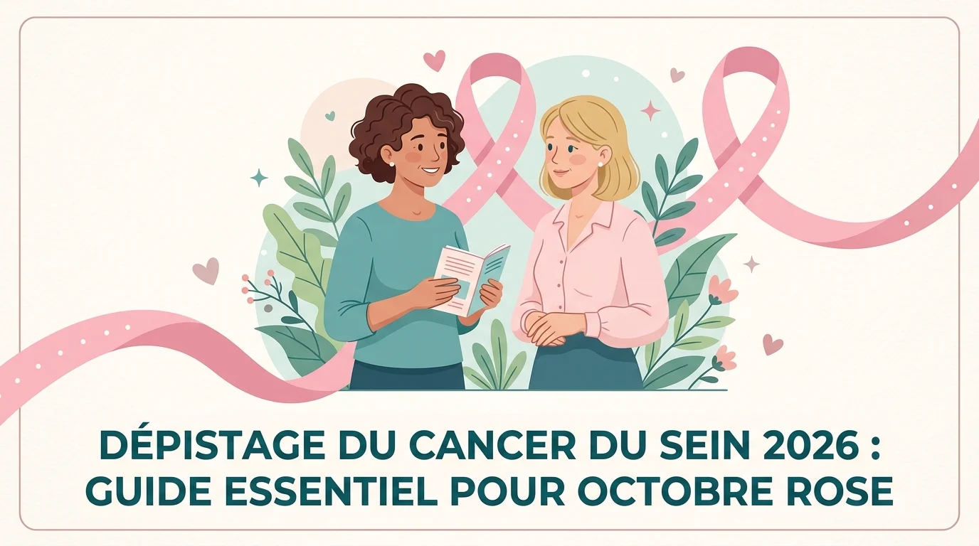 Femme consultant un médecin sur le dépistage cancer du sein 2026 et la mammographie